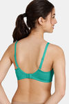 Zivame Essentials Double Layered Non Wired Full Coverage T-Shirt Bra - Florida Key — thumbnail 3